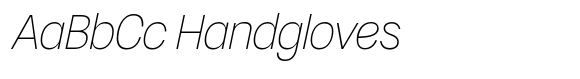 Fridag Sans Extra Light Italic image