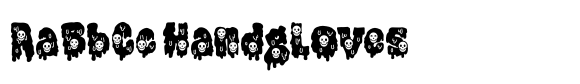 Gothic Haunt Skull font sample