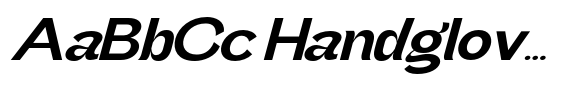 Gathia Sans  Expanded Slant Bold image
