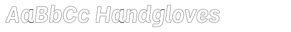 Smiletta Outline Semi Bold Italic image