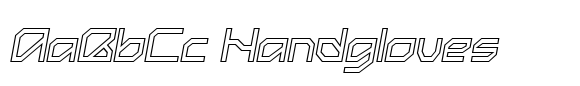 Arctic7 Italic Outline image