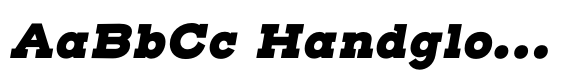 Henderson Slab Basic Black Italic image