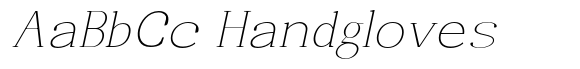 Randion Serif Family Randion Serif Thin Expanded Slanted image