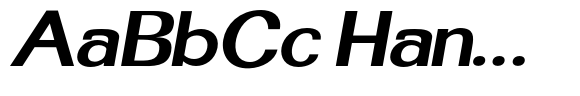 Homiled Bold Expanded Slanted image