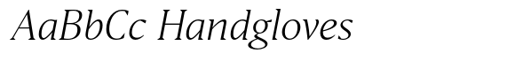 Haggard Nova Light Italic image