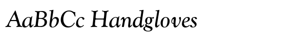 Goudy Catalogue SB Regular Italic image