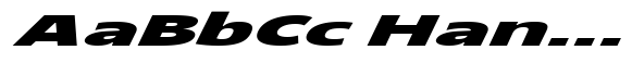 Glorytalk Sans Soft Black Italic Extra Expanded image
