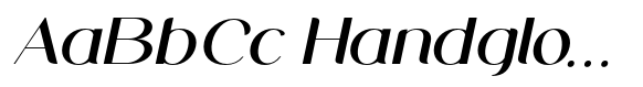 Midland Luxury Semi Bold Expanded Italic image