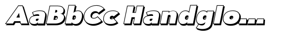 Aukim II Shadow Black Wide Italic image
