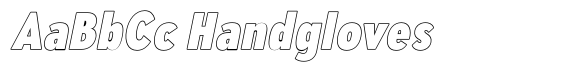 Aukim II Outline Extra Black Condensed Italic image