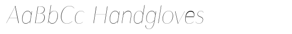 Mylon Thin Italic image