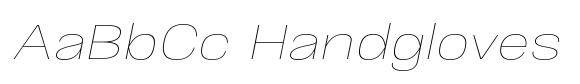 JHC Noda Wide Thin Italic image