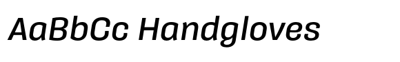 Galeana Standard Bold Italic image