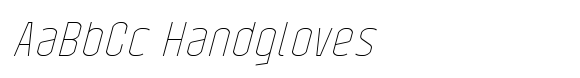 Werkstoff Thin Italic image