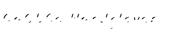 Aqua Bubble Accents Italic image