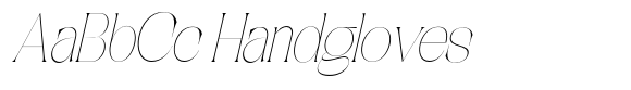 CKR Serif Thin Semi Condensed Slanted image