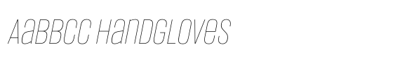 Headlines Unicase A Thin Italic image