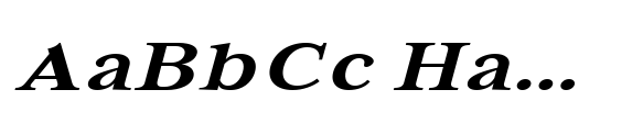 Bia Serif Low Se Bold Exp Italic image