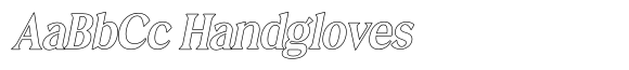 Abigeta Outline Contrast Italic image