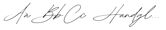Merryas Signature font sample