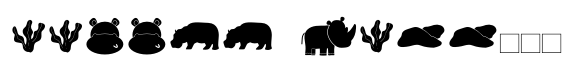 Funny Hippo Clipart image