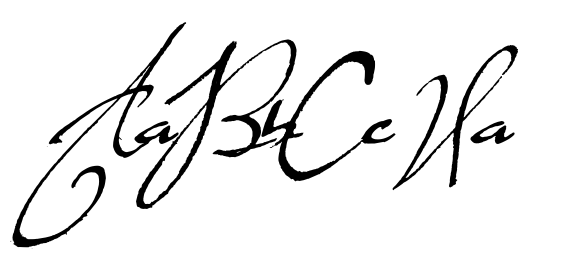 Schattig font sample