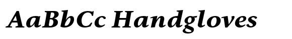 CT Ausetan Black Italic font sample
