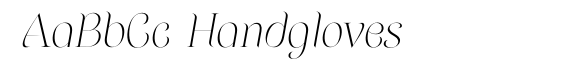 Orangerie Italic font sample