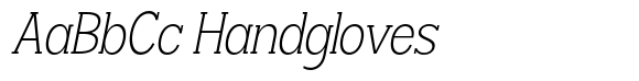 Smilant Extra Light Sem Condensed Italic image