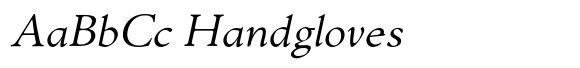ET Jenson Light Italic font sample