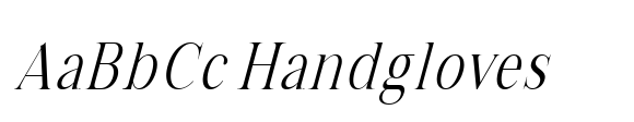 Bia Serif High Light Condensed Italic image