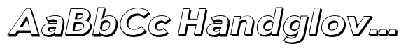 Aukim II Shadow Semi Bold Wide Italic image