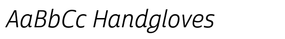 Cabrito Sans Regular Italic image