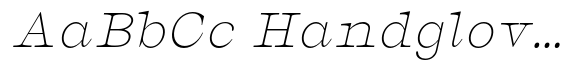 Kalibrasi Thin Extra Expanded Italic image