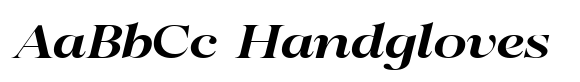 Romellis Semi Bold Expanded Italic image