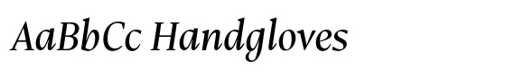 Effigy Book Italic font sample