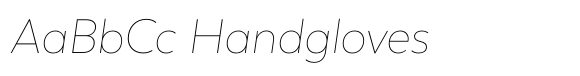 Trenda Thin Italic image