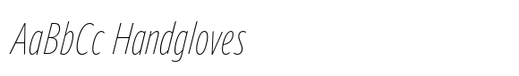 Forley Compressed Thin Italic image