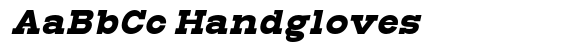 Aristone Slab Extra Bold Expanded Italic image