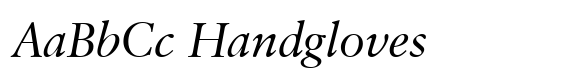 Classical Garamond Std Italic image