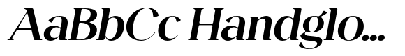 Magres Soft Bold SemiExpanded Italic image