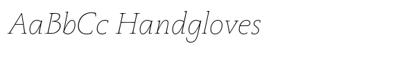 Monterchi Serif  Thin Italic image