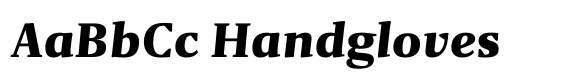 Gazeta Extra Bold Italic image