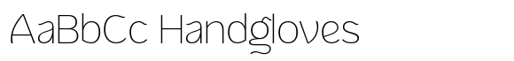 Haugh Thin font sample