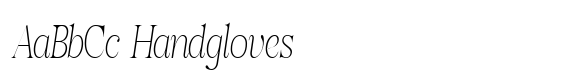 Romellis Thin Condensed Italic image