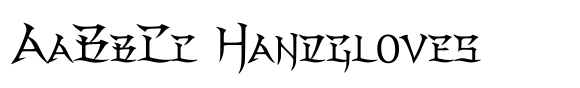 Charonian 102 font sample