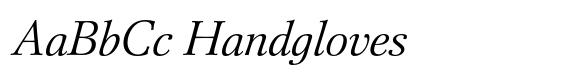 Vergil BQ Light Italic image