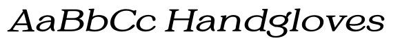 Charman Contrast ExtraLight Expanded Italic image