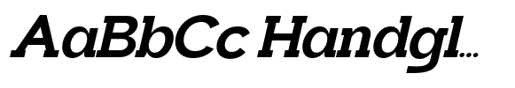 CKR Slab Bold Extra Expanded Slanted image