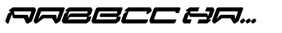 Zirox Cyberpunk Italic font sample